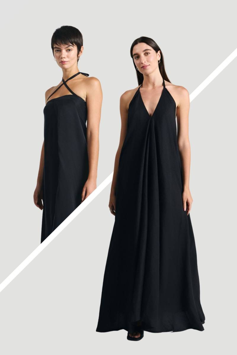 Kleid Multiposition Long Viscose Linen von Suite13lab