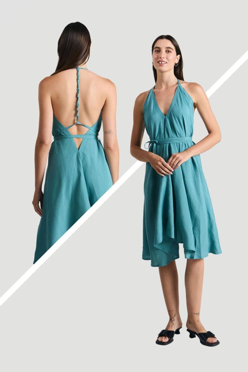 Kleid Multiposition Short Viscose Linen von Suite13lab
