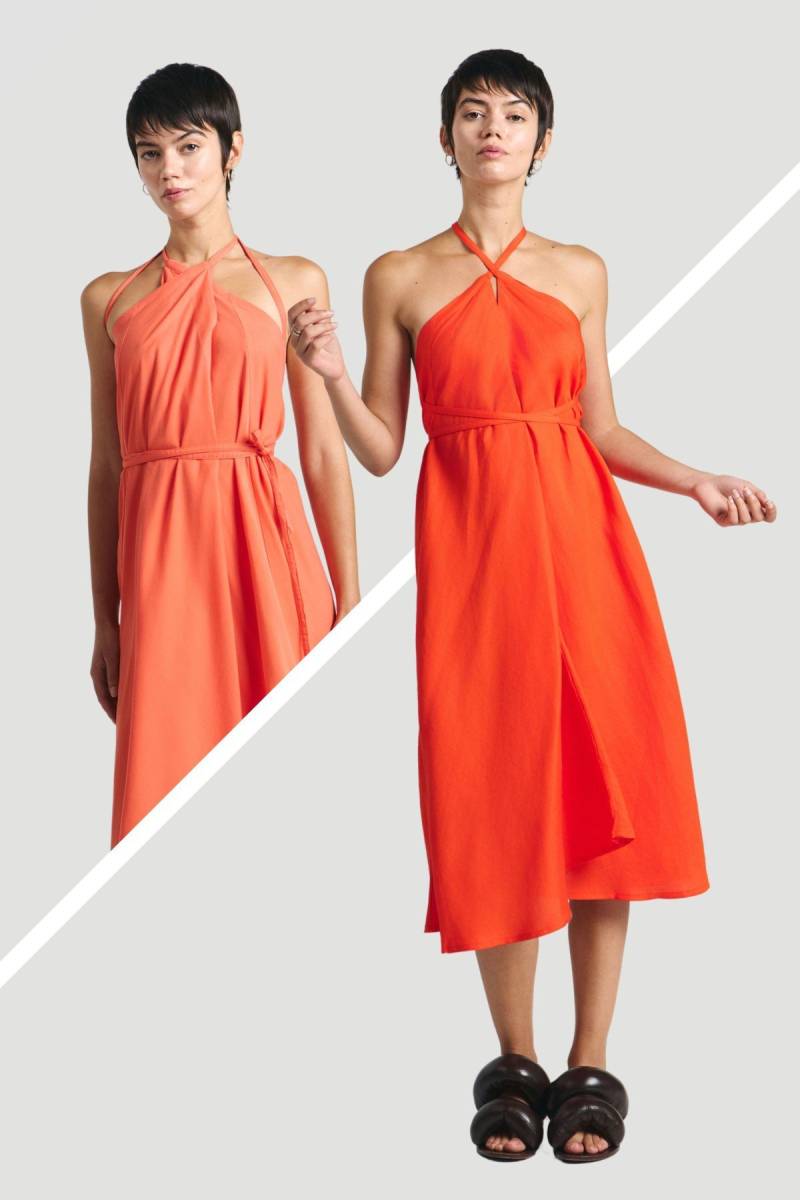 Kleid Multiposition Short Viscose Linen von Suite13lab