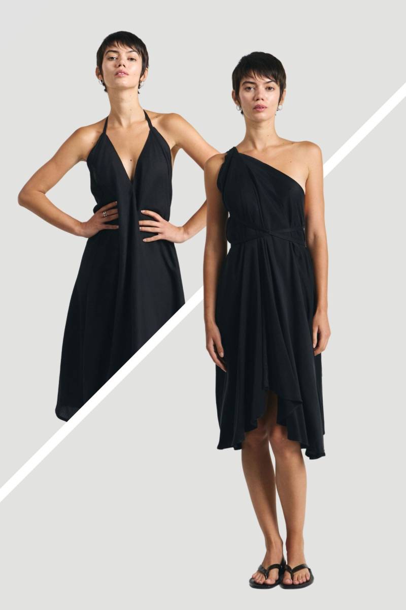 Kleid Multiposition Short Viscose Linen von Suite13lab