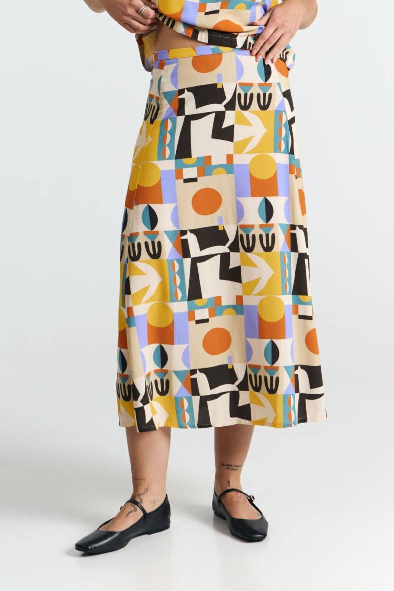 Rock Borneo Print Vibes Orange von Suite13lab