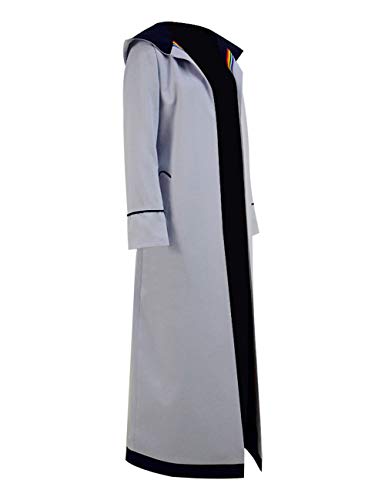 Herren Dreizehnte 13th Doctor Who Kostüm Weiß Baumwolle Lang Trenchcoat, weiß, XXL von Suiting Style