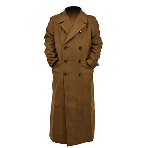 Suiting Style Herren Doctor Brown Wool Long Detective David Tennant Trenchcoat From Tenth Dr. Cosplay, braun, L Suiting Style Herren Doctor Brown Wool Long Detective David Tennant Trenchcoat From Tenth Dr. Cosplay, braun, L von Suiting Style