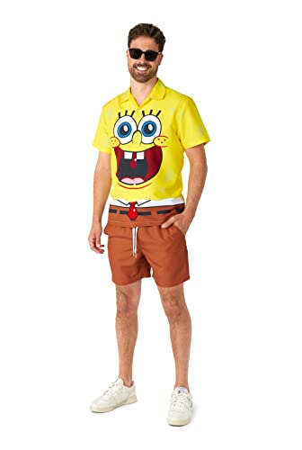 Suitmeister Herren-Set - Spongebob-Kostüm für Halloween - Größe XXL von Suitmeister