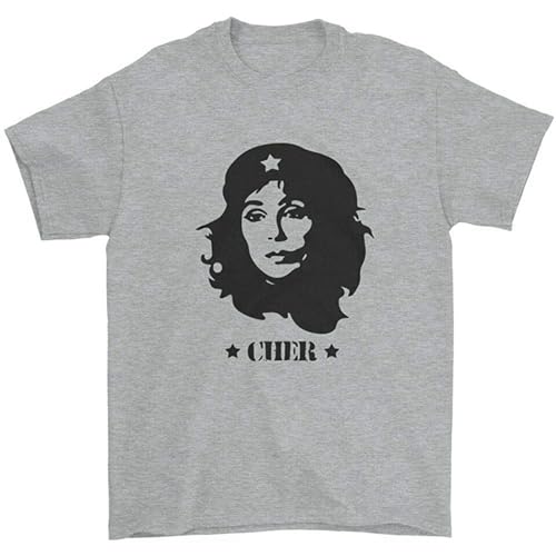 Cher Guevara T Shirt Rebel Leader Famous Singer Cuba Mashup Tees Shirt for Men Grey L Cher Guevara T Shirt Rebel Leader Famous Singer Cuba Mashup Tees Shirt for Men Grey L von SukGarden