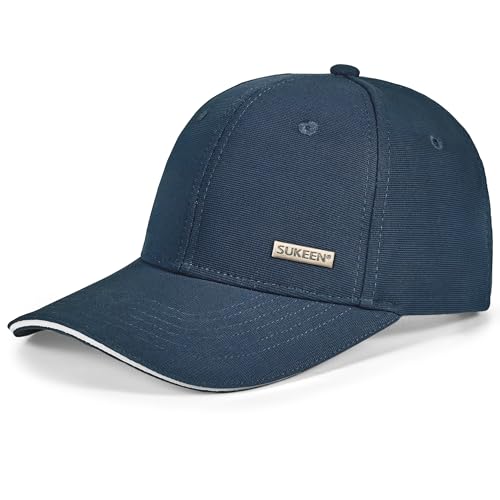 Sukeen Basecap Herren Damen Baseball Cap für Herren Einfarbiger Verlängerter Sonnenhut mit Hardtop für den täglichen Gebrauch Wandern Camping Radfahren Bergsteigen Running Tennis Golf Reisen Baseball von Sukeen