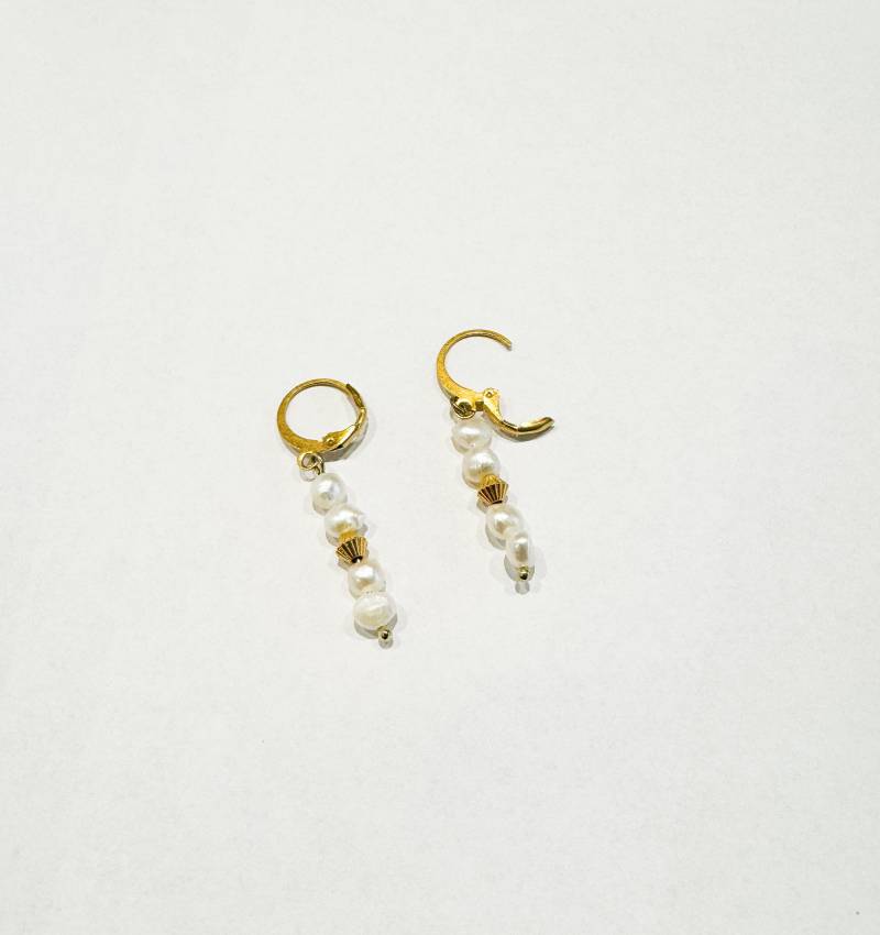 Creolen Mit Süsswasserperlen von Sulaydesign