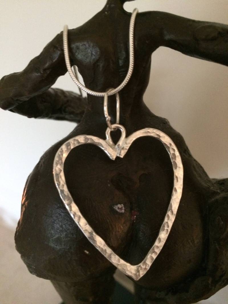 Massive Silber Herz Halskette Massive Silber Herz Halskette von SulisSilver