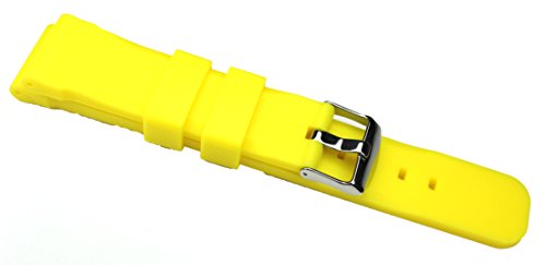 18 mm gelb KAUTSCHUK SILIKON Taucher Diver Scuba UHRENARMBAND WATCHBAND Taucher Sportlich, robust 18 mm gelb KAUTSCHUK SILIKON Taucher Diver Scuba UHRENARMBAND WATCHBAND Taucher Sportlich, robust von Sulla