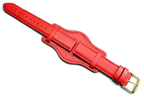 Sulla 18mm Kalbleder Uhrenarmbänder für Damen in verschiedenen modischen Farben handgemacht in Deutschland Echt Leder mit Unterlage von Sulla