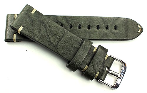 Sulla RIOS 1931 Herren Leder Uhrenarmband Vintage 22mm von Sulla