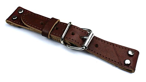 Sulla Herren Leder Uhrenarmband Pilot Feste Stege Dienstuhren von Sulla