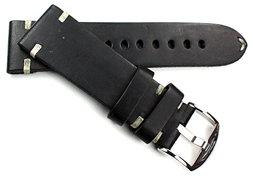 Sulla RIOS 1931 Herren Leder Uhrenarmband Vintage 24mm von Sulla