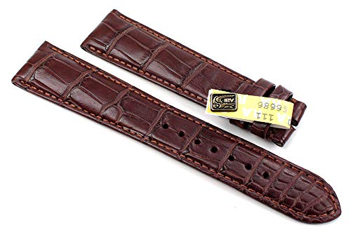Sulla Chronoswiss 22mm XL echt Alligator braun Uhrenband Hangemacht in Deutschland C7 von Sulla