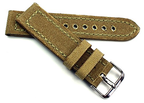 Sulla RIOS 1931 Herren Uhrenarmband Canvas & Leder Marine von Sulla