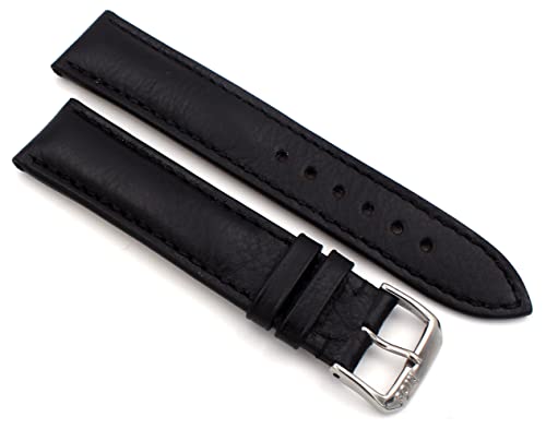 RIOS1931 Wolga 19mm hochqualitativer klassik Juchten Leder Armband handgemacht und handvernäht in Deutschland Schwarz von Sulla