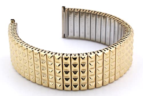 Rowi 22mm Gold Fixoflex S Zugband L316 Edelstahl Uhrenband Made in Germany origanalverpackt von Sulla