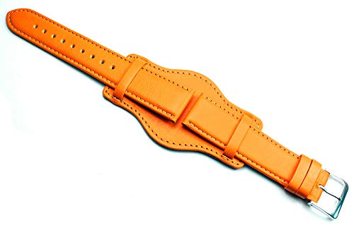 Sulla 18mm Kalbleder Uhrenarmbänder für Damen in verschiedenen modischen Farben handgemacht in Deutschland Echt Leder mit Unterlage von Sulla