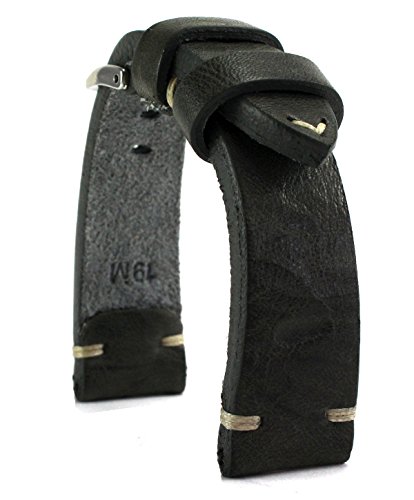 Sulla RIOS1931 22mm 22mm/20mm Leder Vintage Uhrenarmband mit 3D Struktur von Sulla