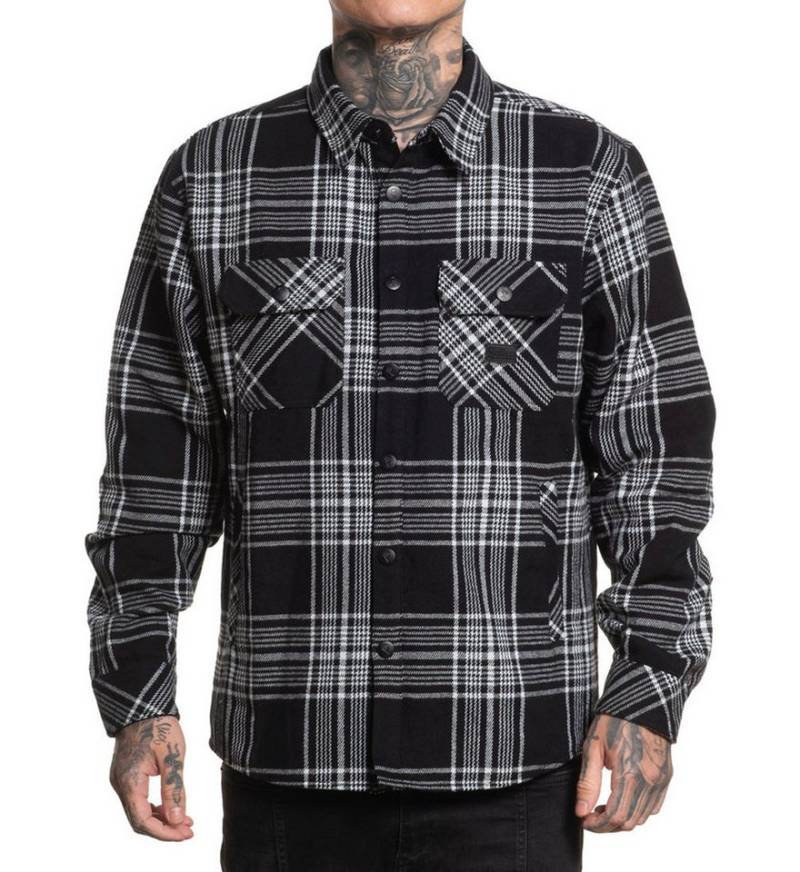Sullen Clothing Hemdjacke Turnstile Shacket Kariert Holzfäller Hemd Jacke Sullen Clothing Hemdjacke Turnstile Shacket Kariert Holzfäller Hemd Jacke von Sullen Clothing