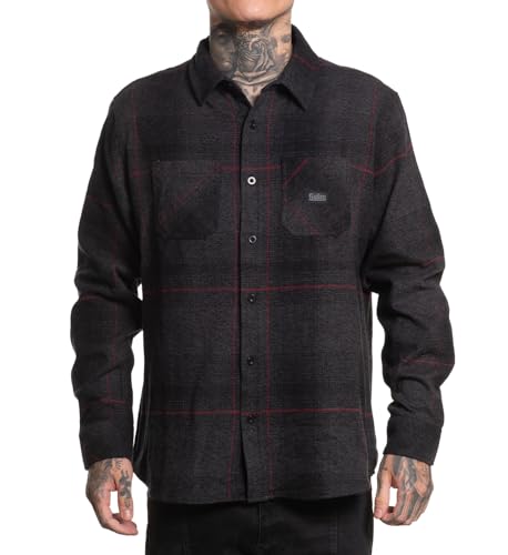 Sullen Clothing Flanellhemd Bombtrack Flannel Shirt Holzfällerhemd Kariert, Größe:XL von Sullen