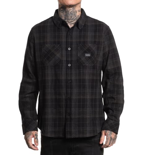 Sullen Clothing Flanellhemd East Los Flannel Shirt Holzfällerhemd Kariert, Größe:L von Sullen