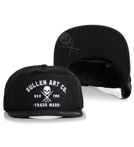 Sullen Clothing Snapback Cap Elemental 5 Panel Mütze Kappe Totenkopf Skull von Sullen