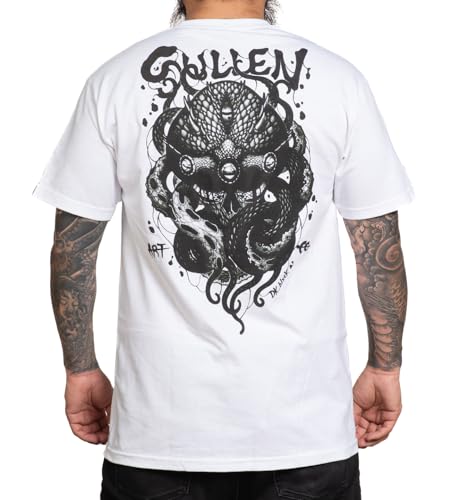 Sullen Clothing T-Shirt Blxck Octopus Tattoo Kraken Tentakeln Dämon Schädel, Größe:M von Sullen