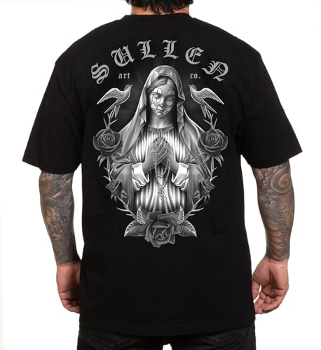 Sullen Clothing T-Shirt Divinity Colour Print Art Collective Heilig Rosen, Größe:XXL von Sullen