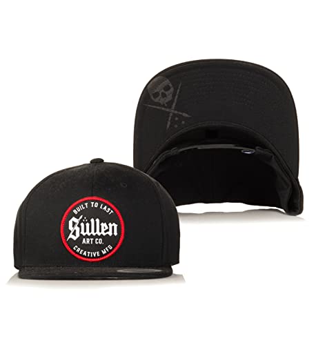 Sullen Snapback Cap Factory Black Red von Sullen