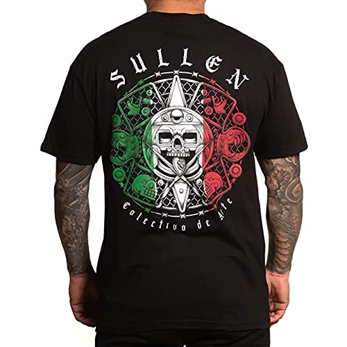 Sullen Men's Azteca Black Short Sleeve T Shirt M von Sullen