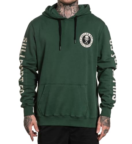 Sullen Men's BOH Long Sleeve Pullover Hoodie Sycamore Green XL von Sullen