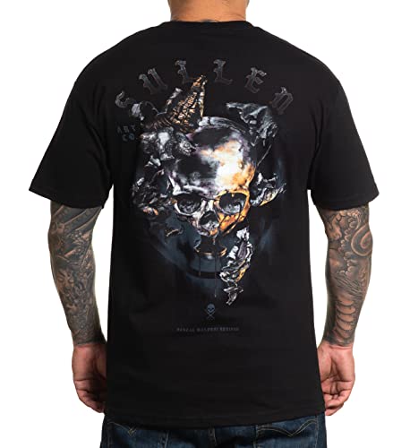 Sullen Men's Blood & Water Standard Black Short Sleeve T Shirt M von Sullen