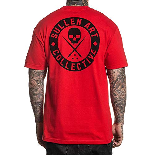 Sullen Men's Classic Short Sleeve T Shirt Red-L von Sullen