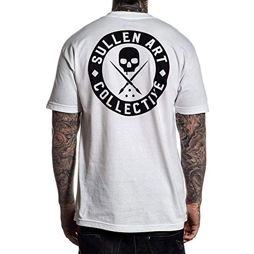 Sullen Men's Classic Short Sleeve T Shirt White M von Sullen