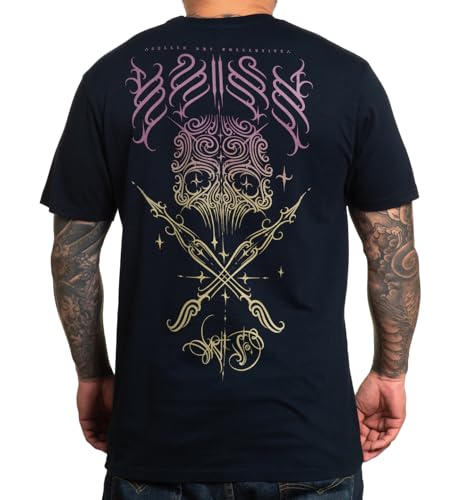 Sullen Men's Serge Murdoc Premium Obsidian Short Sleeve T Shirt XL von Sullen