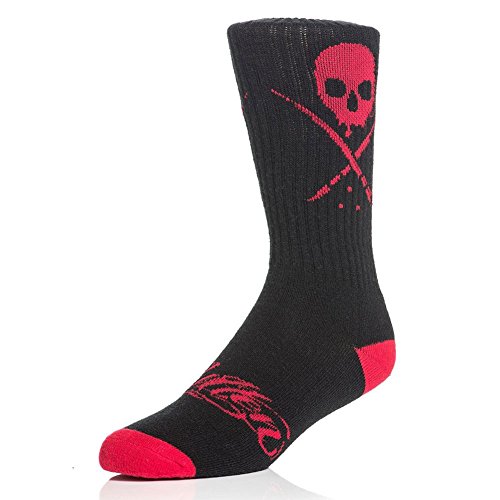 Sullen Men's Standard Issue Socks Black Red von Sullen