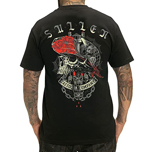 Sullen Men's Sulleween Series Breakout Standard Black Short Sleeve T Shirt 3XL von Sullen