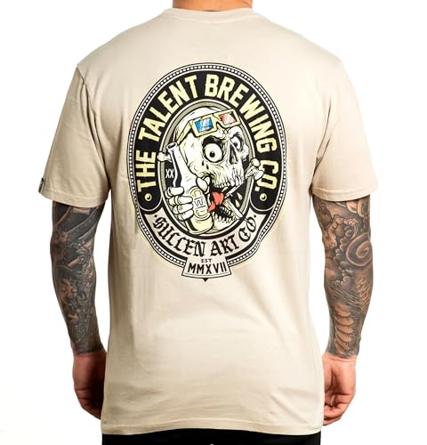 Sullen Men's Talent Company Premium Peyote Short Sleeve T Shirt 2XL von Sullen