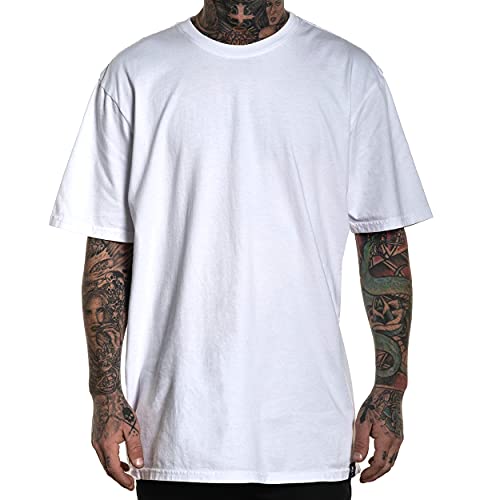 Sullen Men's The Solids Premium Short Sleeve T Shirt White XL von Sullen