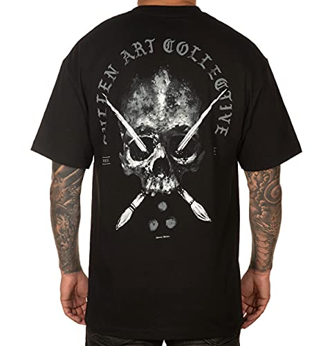 Sullen Men's Tribulation Standard Short Sleeve T Shirt Black 2XL von Sullen