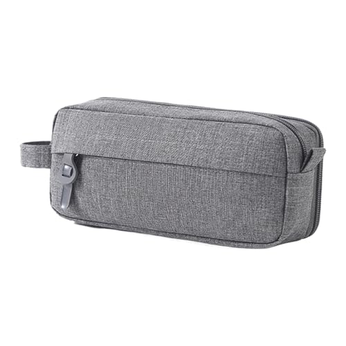 Ästhetisches Federmäppchen, großes Fassungsvermögen, Stift-Aufbewahrungstasche, doppellagiges Federmäppchen, Schreibwaren-Organizer-Tasche, geräumiges und organisiertes Design, tragbar und einfach zu von Sulxyi