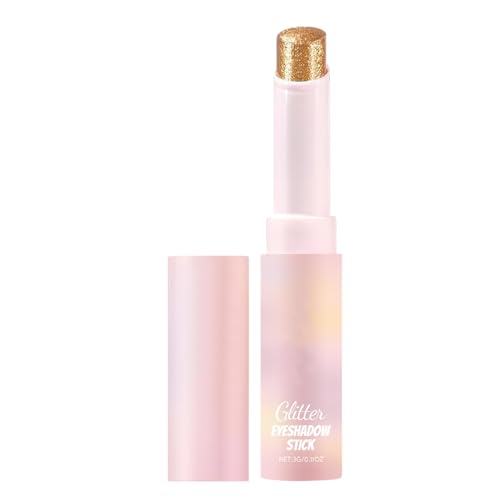 Crystal Jelly Glaze Stick Lidschatten, cremiger Mattschimmer Lidschatten Buntstift, wasserdichte Glitzer -Lidschattenstift für langjähriges Make -up, tägliche Glams Looks von Sulxyi