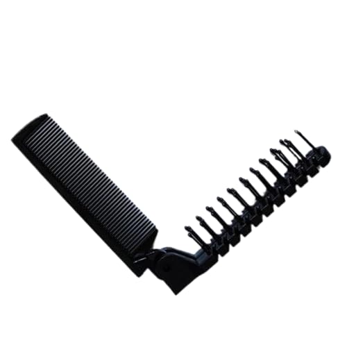Faltbare Haarbürste, tragbarer Reisekamm, Doppelkopf-Haarkamm, 20 cm, Doppelkopf-Funktionalität, kompaktes und tragbares Design, Uni-Design für Damen und Herren Faltbare Haarbürste, tragbarer Reisekamm, Doppelkopf-Haarkamm, 20 cm, Doppelkopf-Funktionalität, kompaktes und tragbares Design, Uni-Design für Damen und Herren von Sulxyi