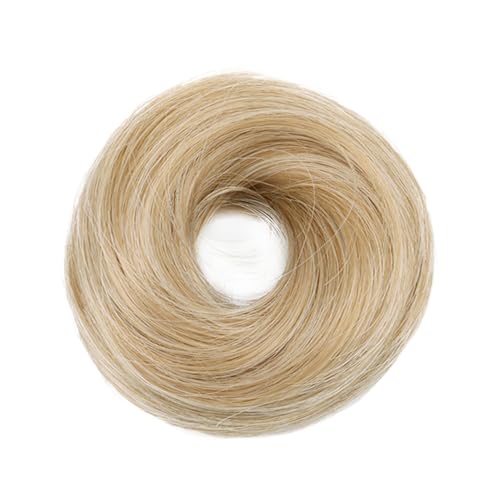 Haarbrötchen, unordentliche Haare, Haareschwanzerweiterungen Donut, 6,5 x 6,5 cm, elastisches dehnbares Band, leicht und atmungsaktiv, ideal für Frauen Mädchen, Teenager von Sulxyi