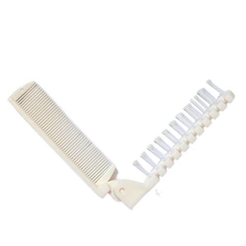 Klappbare Haarbürste, tragbarer Reisemamm, doppelköpfiger Haarkamm, 20 cm doppelköpfige Funktionalität kompaktes und tragbares Design Unisex Design für Frauen Männer von Sulxyi