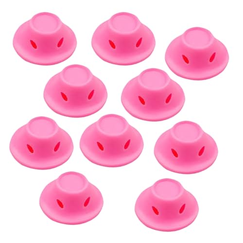 Lockenwickler Friseur Set 10 Stück Weiche Spiralen Design Silikon Material Leicht und Reisefreundlich Ideal für Frauen Mädchen von Sulxyi
