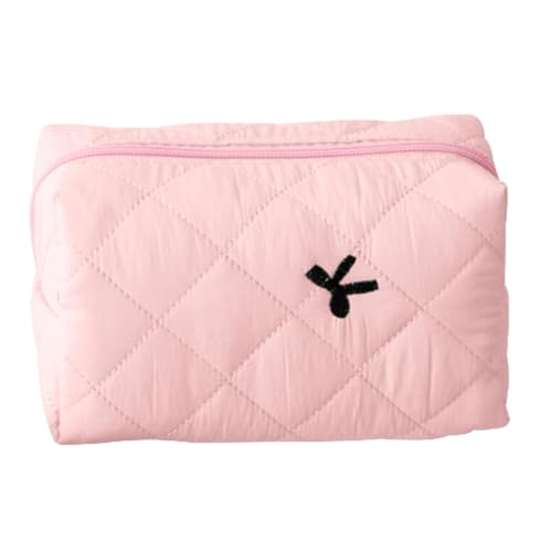 Make-up-Tasche, kleine Kosmetiktasche, Bleistift-Organizer-Tasche, kompaktes und stilvolles Design, geräumiger Innenraum, 16 x 9 x 9 cm, Reißverschluss, leicht zu reinigen, für Kosmetikpinsel, von Sulxyi