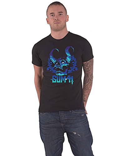 Sum 41 Blue Demon Männer T-Shirt schwarz L, 100% Baumwolle, Band-Merch, Bands von Rocks-off