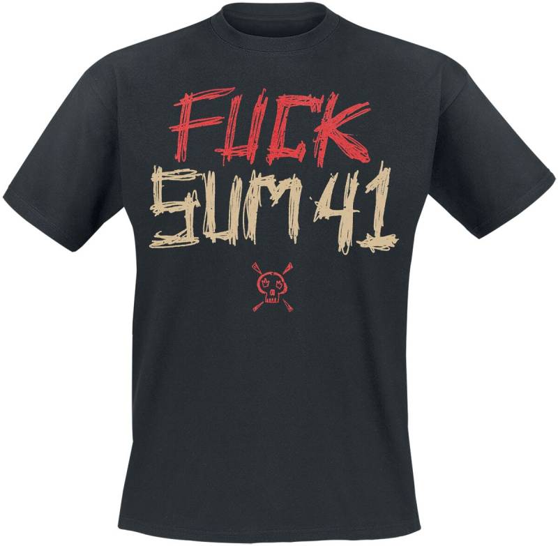 Sum 41 Fuck Sum 41 - Tour Shirt 2024 T-Shirt schwarz in L von Sum 41